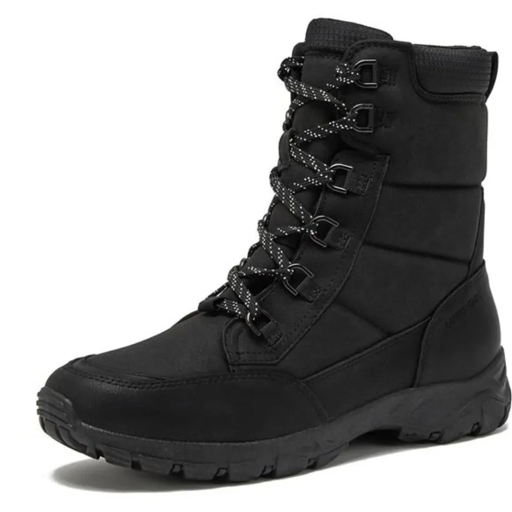 Men's Insulated Winter Boots Waterproof Snow Boots